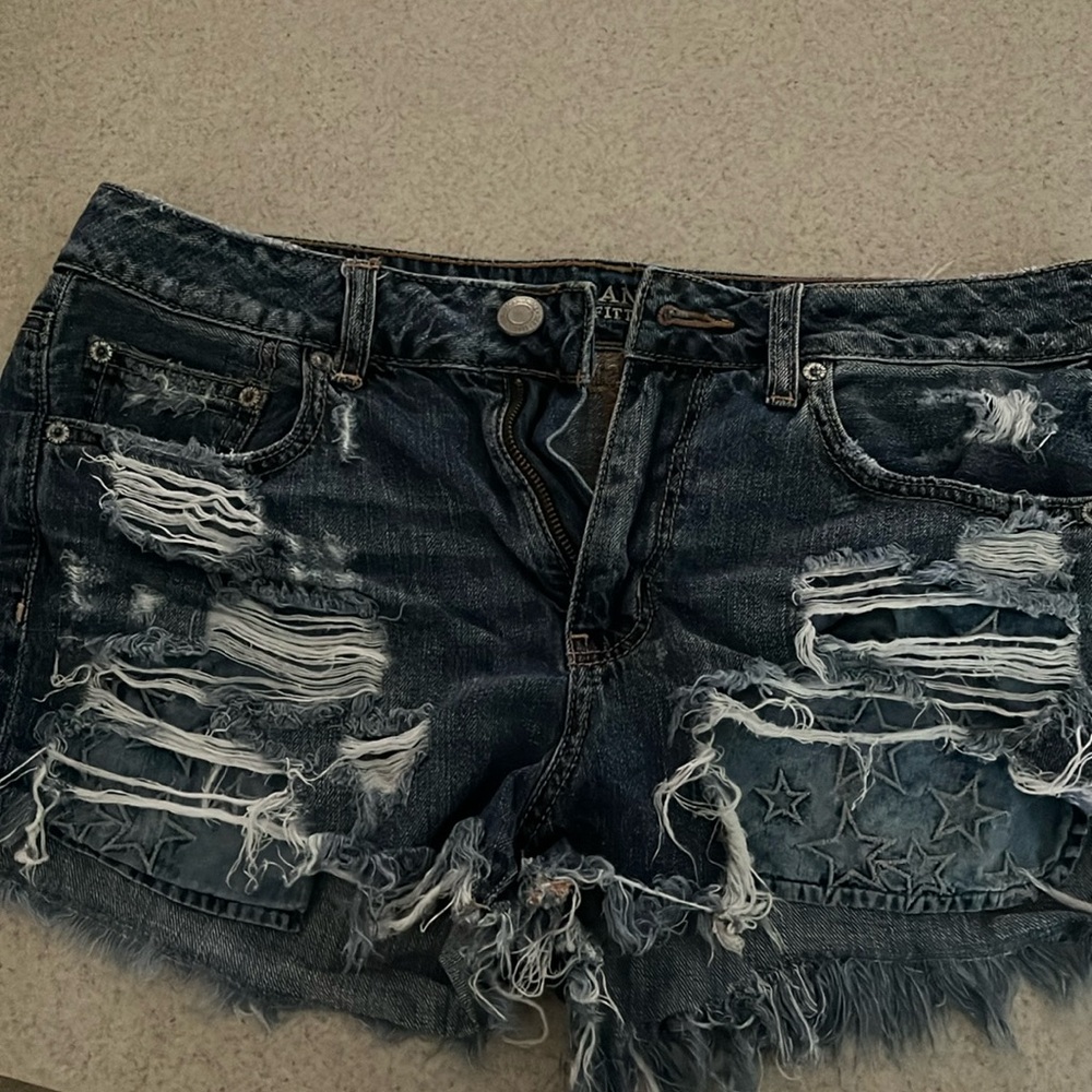 Cutoff Jean shorts